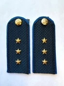 Погоны Юстиции в сборе на китель картон 12 см звание Старший Прапорщик