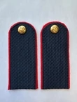 Погоны Полиции темно-синие КАРТОН Звание Рядовой 12 см