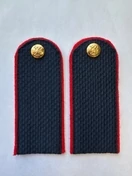 Погоны Полиции темно-синие КАРТОН Звание Рядовой 12 см