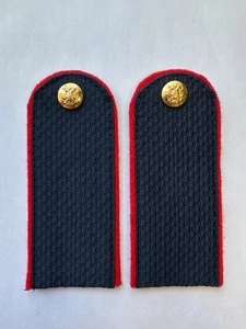 Погоны Полиции темно-синие КАРТОН Звание Рядовой 12 см