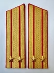 Погоны Общевойсковые парадные Подполковник Скос картон цвет золотой