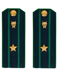 Погоны Прокуратуры темно-синие КАРТОН Звание Майор 13 см