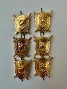 Эмблемы петличные Следственный комитет большая на лацкан 6 шт 2х2см