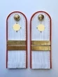 Погоны МЧС белые на рубашку Младший Сержант ПЛАСТИК