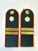 Погоны МЧС 14х5см ПЛАСТИК с фурнитурой звание Младший Сержант