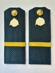 Погоны Росгвардии ФСВН 13,5 см ПЛАСТИК звание Ефрейтор цвет темно-синий галун