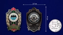 Знак "Пограничник" Отдельная группа специальной разведки №266