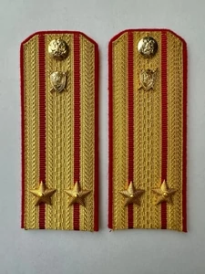 Погоны Следственного комитета парадные Подполковник картон цвет золотой