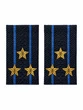 Фальш погоны Юстиции темно-синие с вышивкой звание Полковник