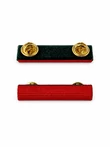 Планка форменная за легкое ранение цвет красный на пимсе