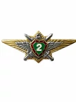 Нагрудный знак Классность Пограничной службы 2 класс