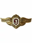 Нагрудный знак Классность Росгвардии для рядовых Классный специалист 3 класс