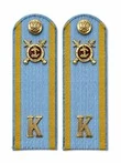 Погоны Курсант Полиции 12см КАРТОН в сборе с фурнитурой