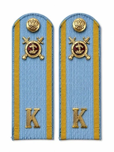 Погоны Курсант Полиции 12см КАРТОН в сборе с фурнитурой