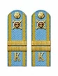 Погоны Курсант Полиции 14см КАРТОН в сборе с фурнитурой Младший Сержант