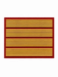 Нашивка курсовка 4 курс прямая пластизоль