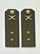 Погоны МО Сухопутные войска зеленые звание Прапорщик Картон