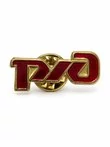 Значок эмблема РЖД красные буквы на пимсе