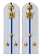 Погоны ФССП с фурнитурой звание Старший Лейтенант ПЛАСТИК 13,5 см цвет белый