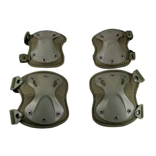Комплект тактические наколенники и налокотники X-form цвет олива (olive)