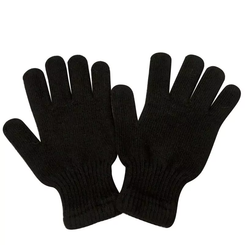 Перчатки ВКПО( ВКБО) одинарной вязки черные