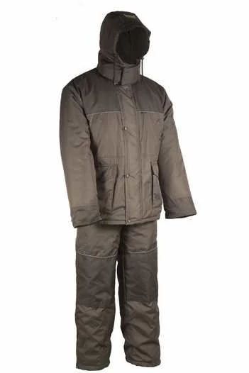Костюм Huntsman Полюс V Cell со снегозащитными гетрами хаки 44-46