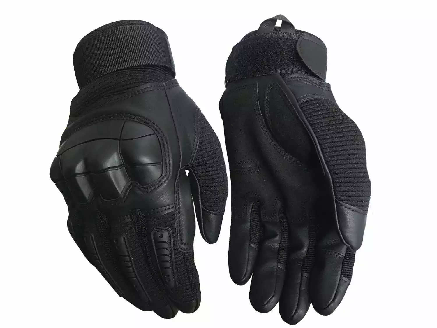 Перчатки тактические с мягкой вставкой для защиты костяшек A16 цвет черные