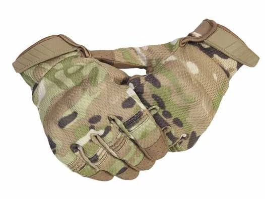 Перчатки VoenPro тактические со скрытой защитой multicam L