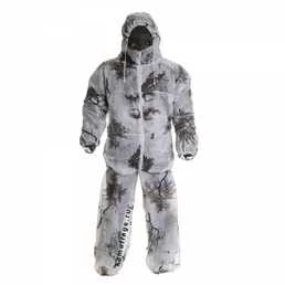 Костюм Huntsman маскировочный Метель 100% хлопок зимний лес (кусты)