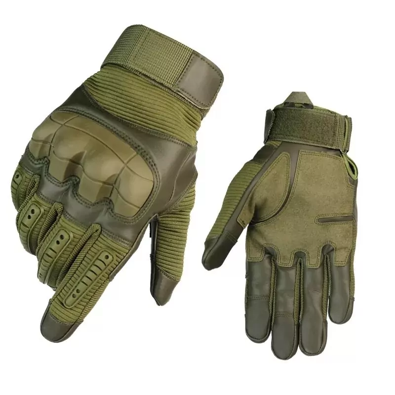 Перчатки тактические с мягкой вставкой для защиты костяшек А16 цвет олива светлая