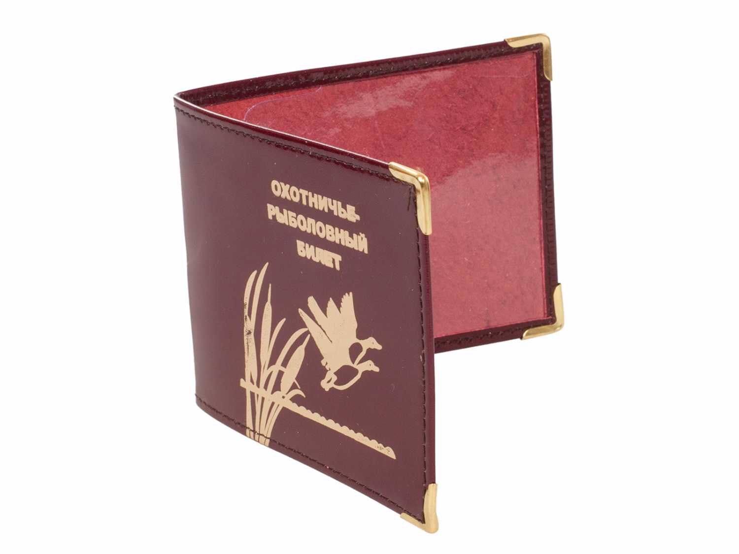 Обложка на охотничий билет нового образца