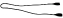 Шнурок Pyramex  для стрелковых очков из силикона CORD52 (длина 52,5 см) черный