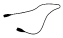 Шнурок Pyramex  для стрелковых очков из силикона CORD52 (длина 52,5 см) черный