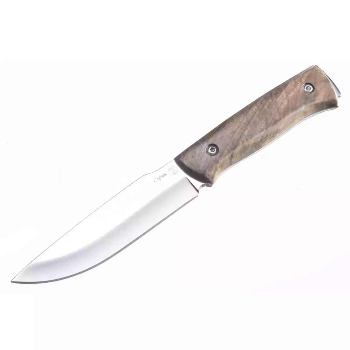 Нож ПП Кизляр разделочный Стриж AUS-8 полированный с фиксированным клинком