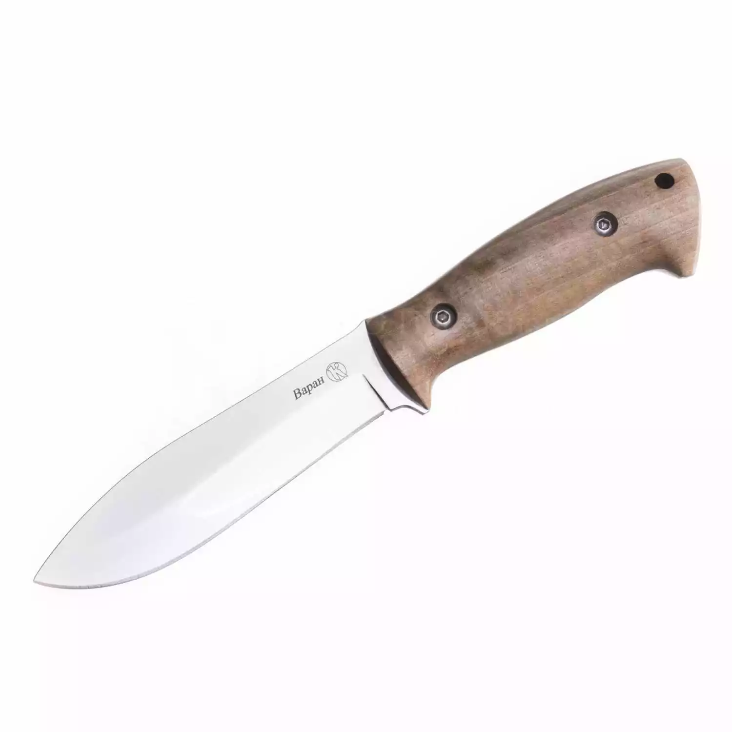 Нож ПП Кизляр разделочный Варан AUS-8 полированный с фиксированным клинком