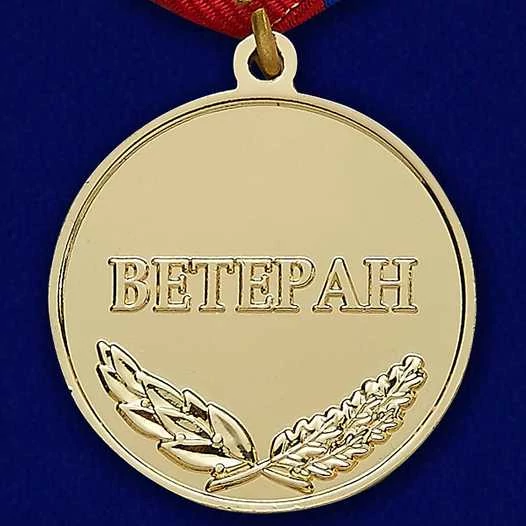 Медаль VoenPro За добросовестный труд Ветеран