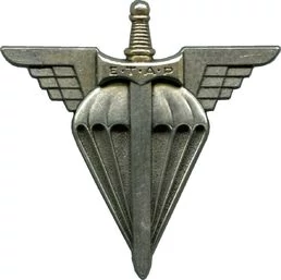 Франция Полковой знак ETAP Парашютно-десантное училище металлический на булавке