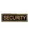 Нашивка ( шеврон вышитый ) на спину SECURITY (2502005)