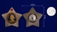 Сувенирный орден Суворова 1 степени без удостоверения 5,6х5,6 см