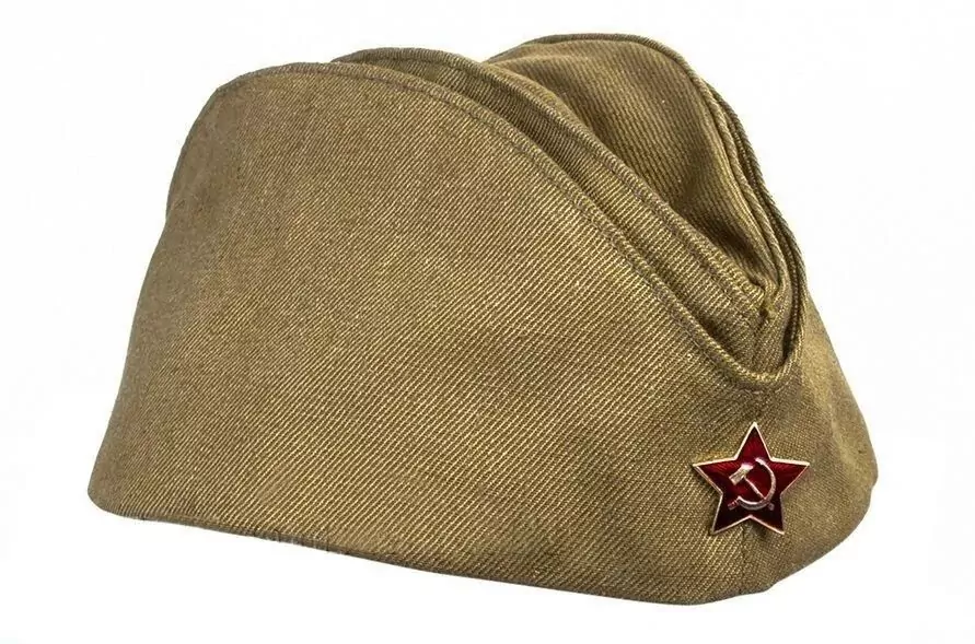 Пилотка военная со звездой СССР