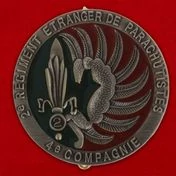 Нагрудный знак 4-й роты 2 REP Французского Легиона