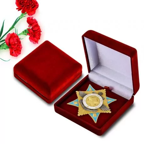 Сувенирный орден За службу Родине в Вооруженных Силах СССР  - 1 степени в подарочном футляре №678(444)