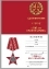 Орден "100 лет Красной армии и флота" на колодке с удостоверением в футляре из флока №1591