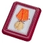 Медаль "Жуков" в бордовом футляре из флока с удостоверением №45(683)