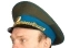 Фуражка ВС РФ офицерская с голубым кантом и кокардой