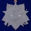 Сувенирная медаль "100 лет Октябрьской революции" 5х5 см с открыткой-удостоверением №1722