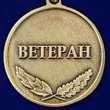 Медаль Ветеран За Чеченскую кампанию в футляре с отделением под удостоверение