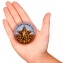 Сувенирный закатный значок участнику акции "Бессмертный полк"