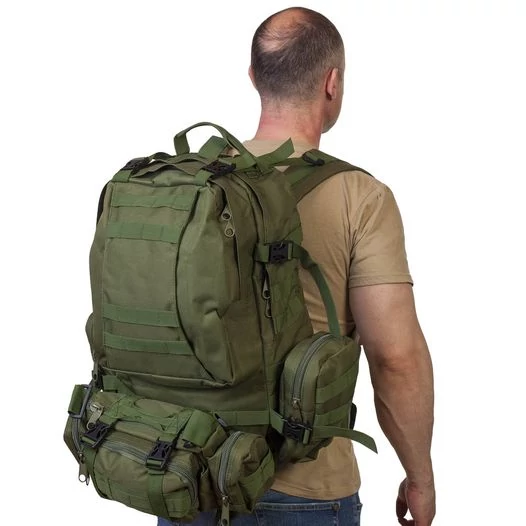 Тактический рюкзак US Assault хаки-олива (35-50 л)