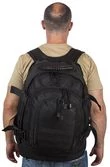 Черный армейский рюкзак 3-Day Expandable Backpack 08002A Black (40-60 л)